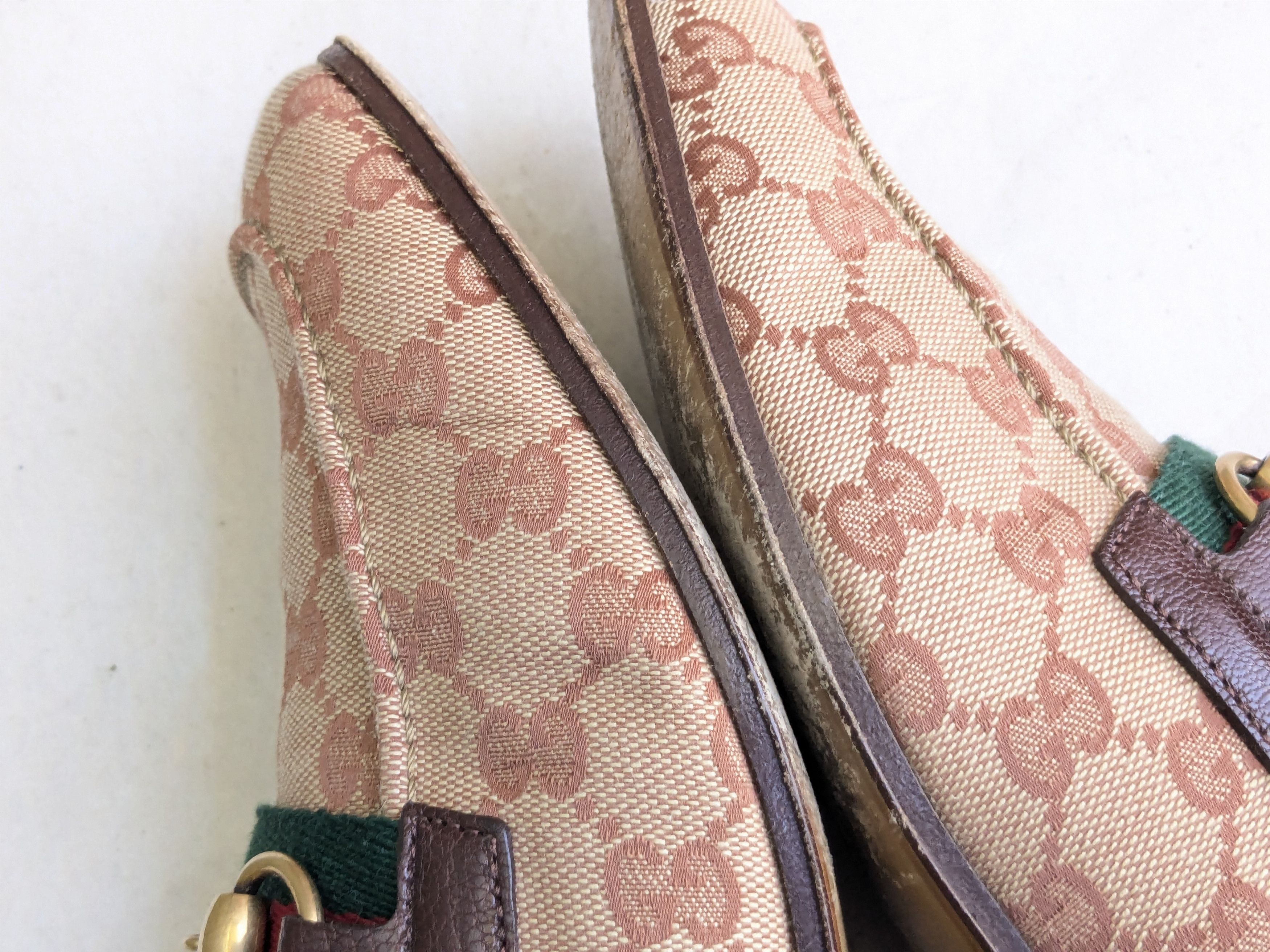 Gucci Gucci Horsebit Loafers Brown 8.5 Snaffle Bit Monogram Size US 8.5 / EU 41-42 - 9 Thumbnail