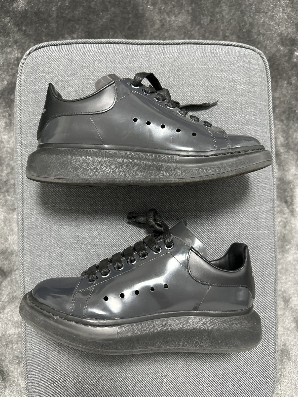 Alexander McQueen Alexander McQueen oversized sneaker transparent boack Size US 8 / EU 41 - 4 Thumbnail