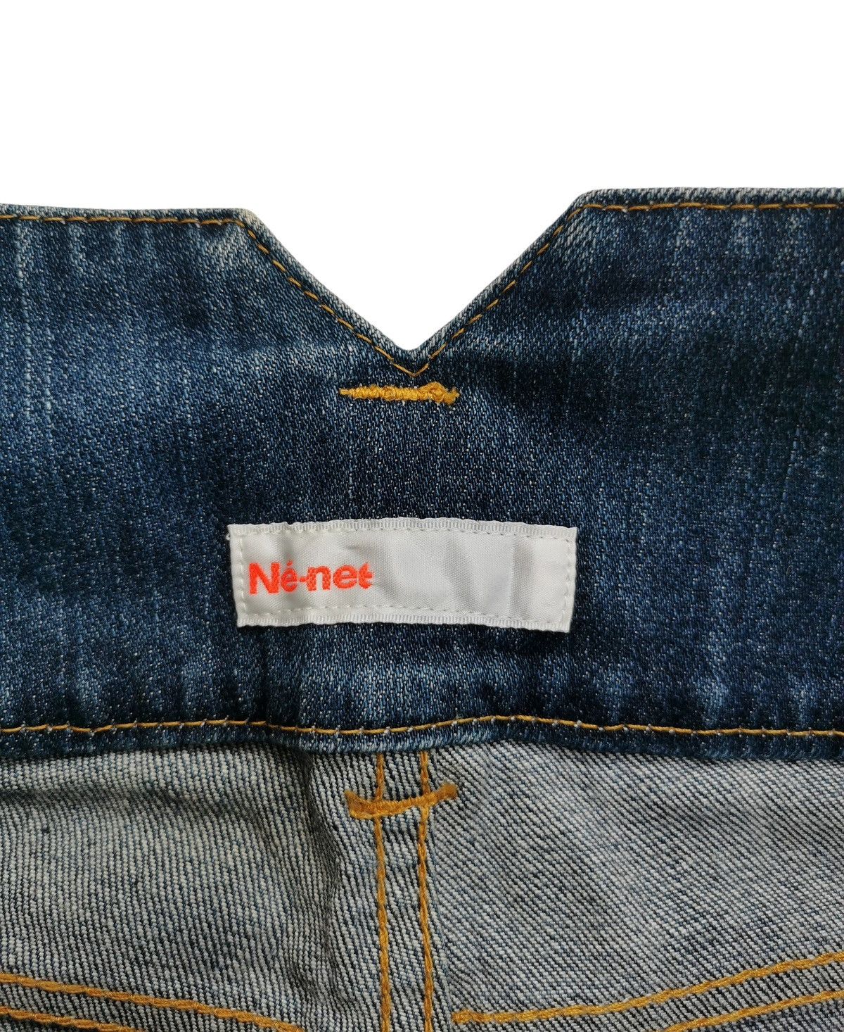Ne-Net Né-net Frayed Damage Flared,Bootcut Punk Jeans Size 28" / US 6 / IT 42 - 8 Thumbnail