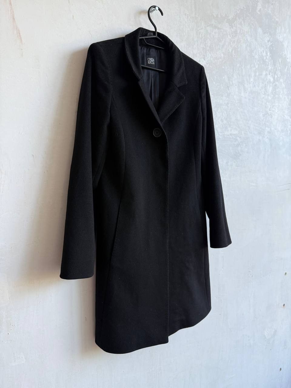 Cinzia Rocca Cinzia Rocca by Loro Piana Superfine Wool Womens Black Coat Size M / US 6-8 / IT 42-44 - 4 Thumbnail