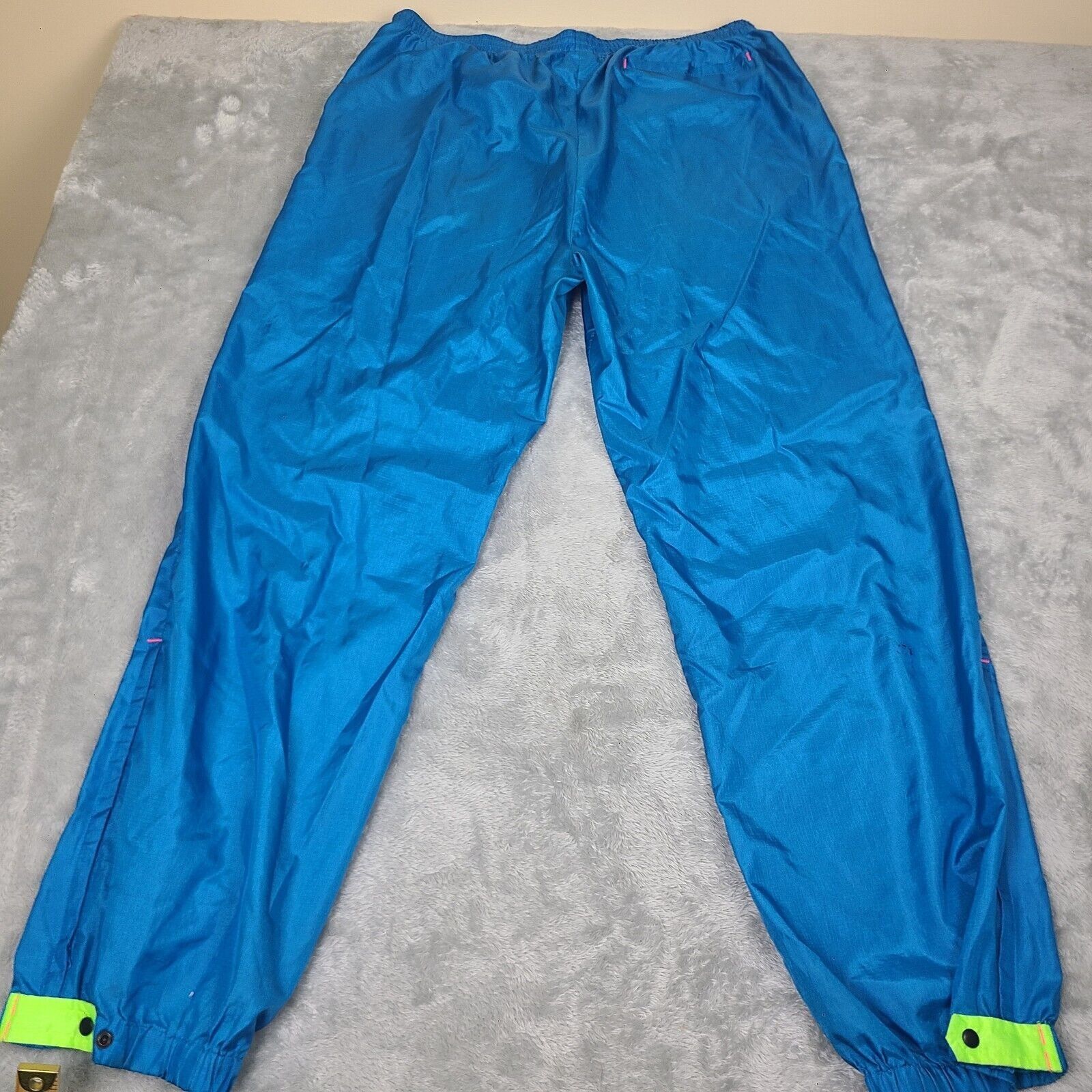 Columbia Vintage Men's Size XL Columbia Gorge Pants Neon Blue Green S Size US 37 - 10 Thumbnail
