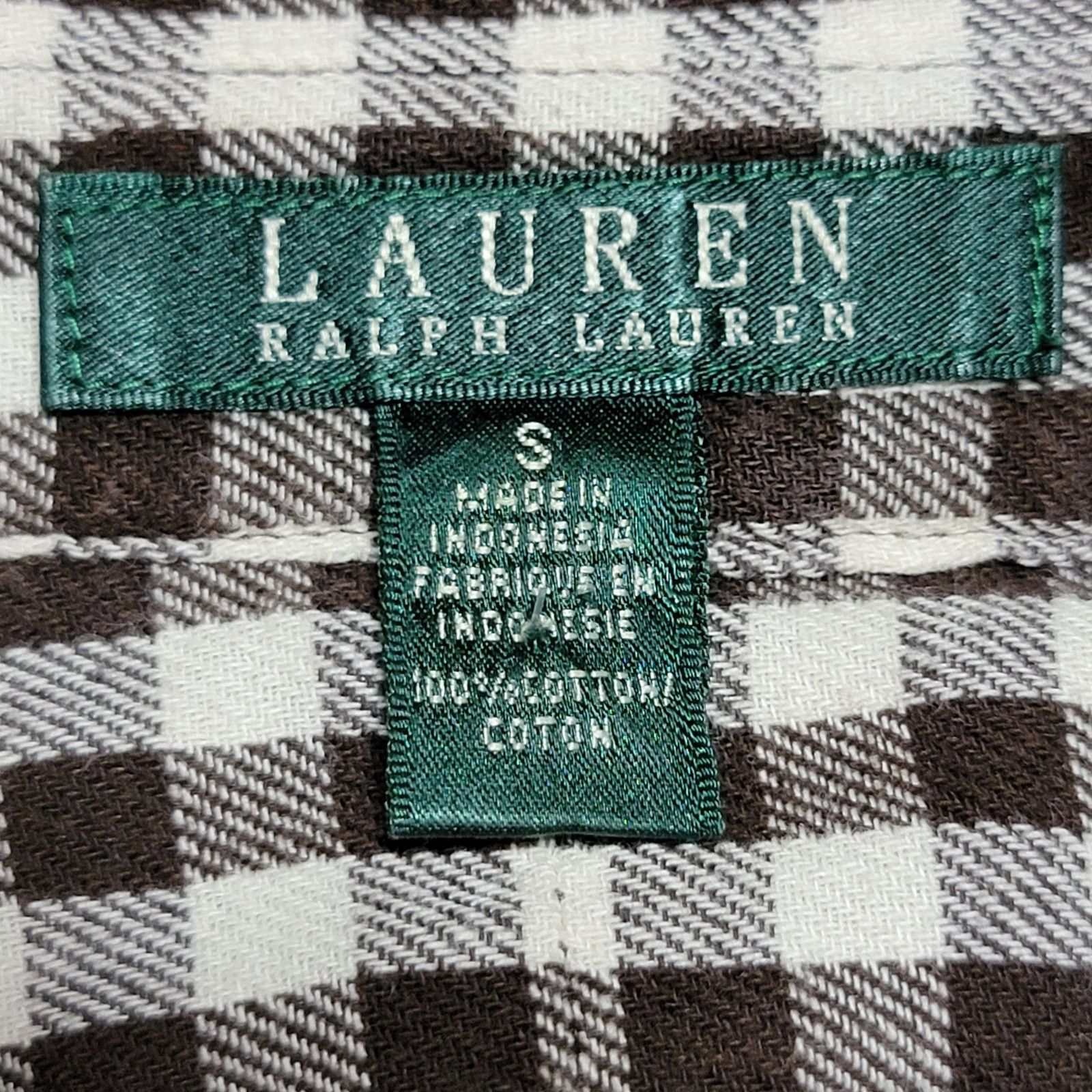Lauren Ralph Lauren Lauren Ralph Lauren LS Full Button Checked Shirt -Size Small Size S / US 4 / IT 40 - 4 Thumbnail