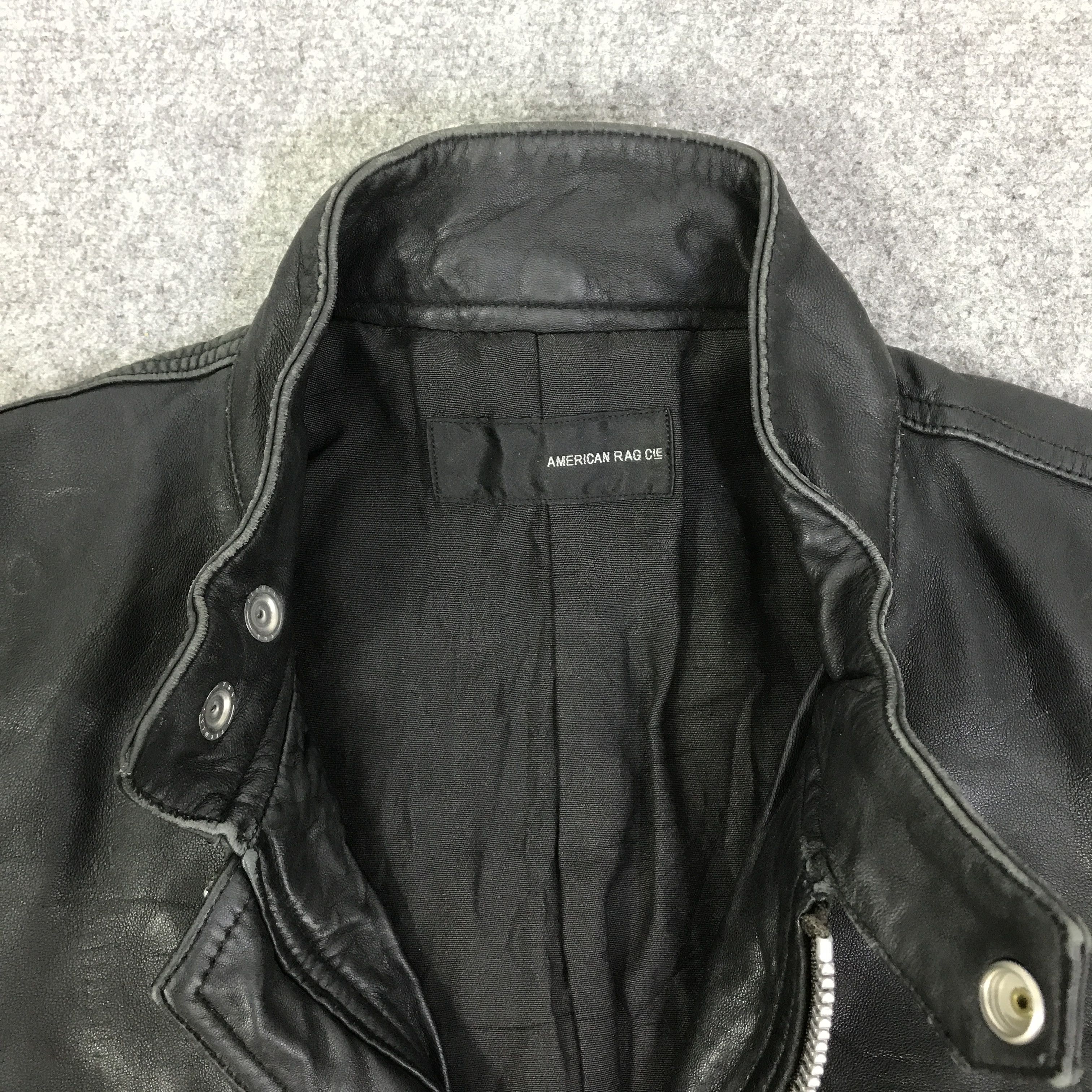 If Six Was Nine GOTHIC PUNK AMERICAN RAG CIE LEATHER JACKET K102B20 Size US S / EU 44-46 / 1 - 7 Thumbnail