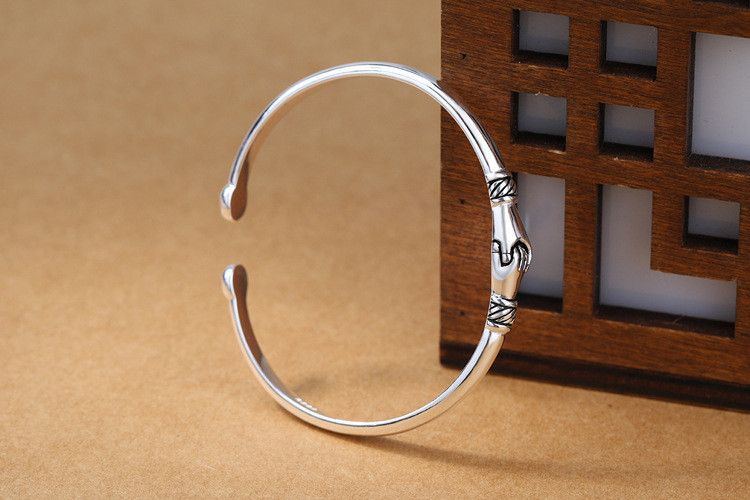 Jewelry Handshake Creative Bracelet Bangle Size ONE SIZE - 4 Thumbnail