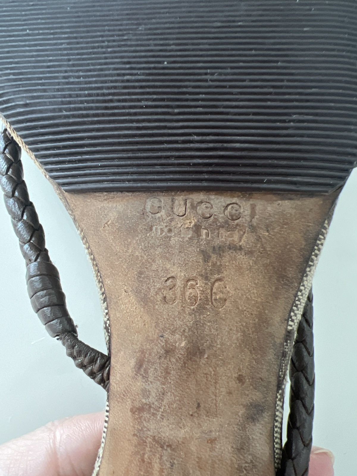 Gucci Rare Gucci Woven Sandals Size US 6 / IT 36 - 6 Thumbnail