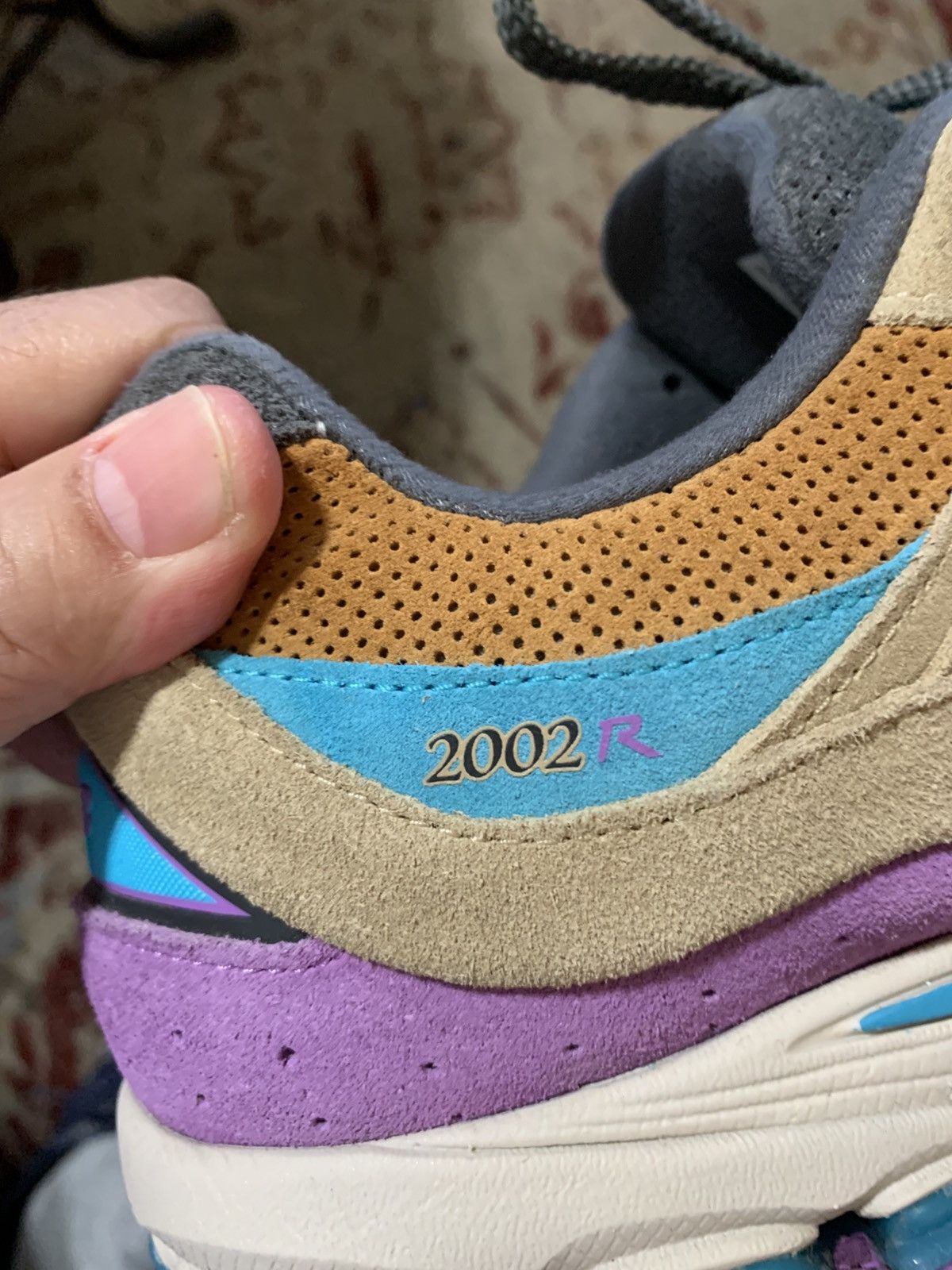 J.Crew × New Balance J Crew x New Balance 2002R sneakers Rain cloud/prism purple Size US 13 / EU 46 - 20 Thumbnail
