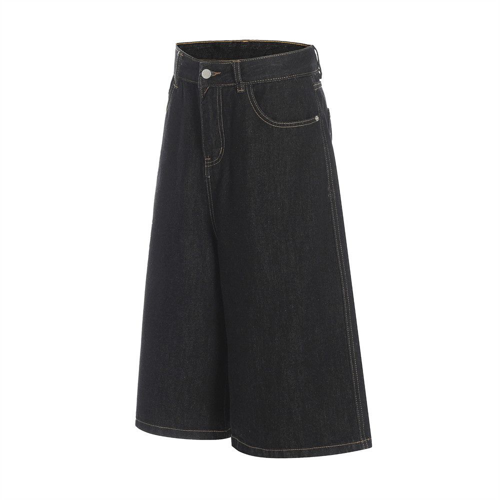 Japanese Brand × Jean Men's loose casual washed fireworks embroidered denim shorts Size US 32 / EU 48 - 3 Thumbnail