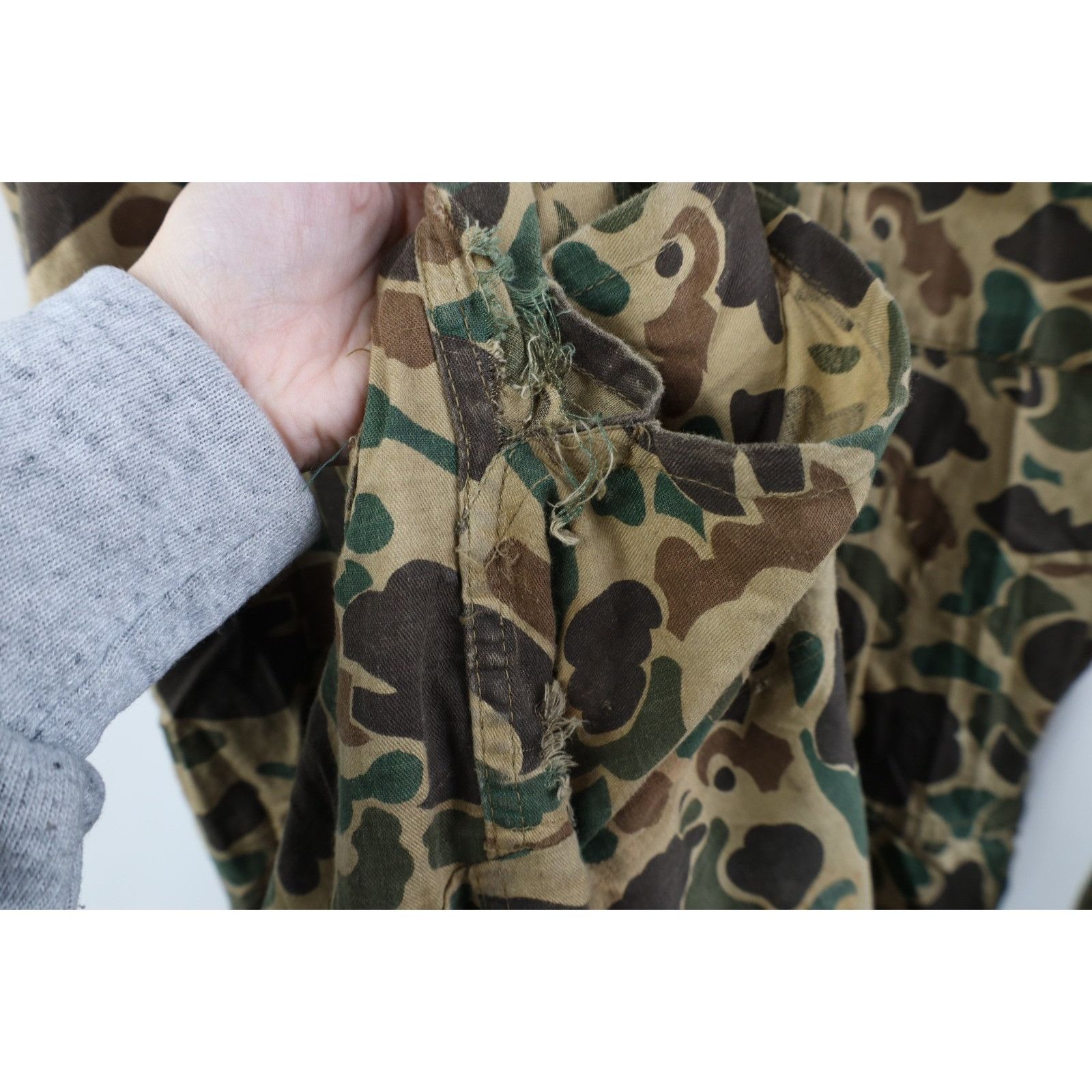 Vintage Vintage 70s Streetwear Frogskin Camouflage Coveralls Size US 38 / EU 54 - 13 Thumbnail