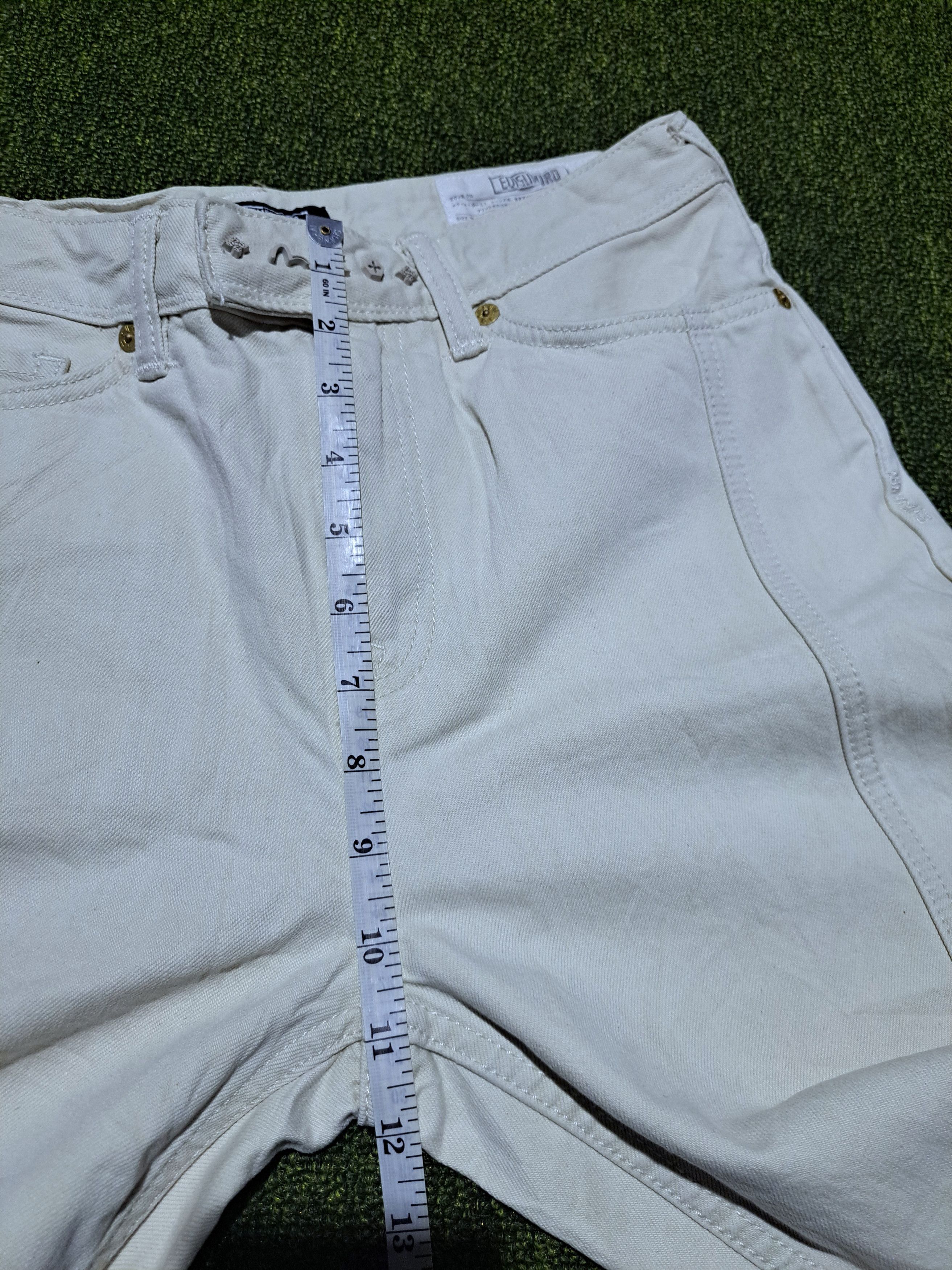 Evisu EVISU KURO Embossed Logo Cropped Jeans Women Sz 26 Size 26" / US 2 / IT 38 - 18 Thumbnail