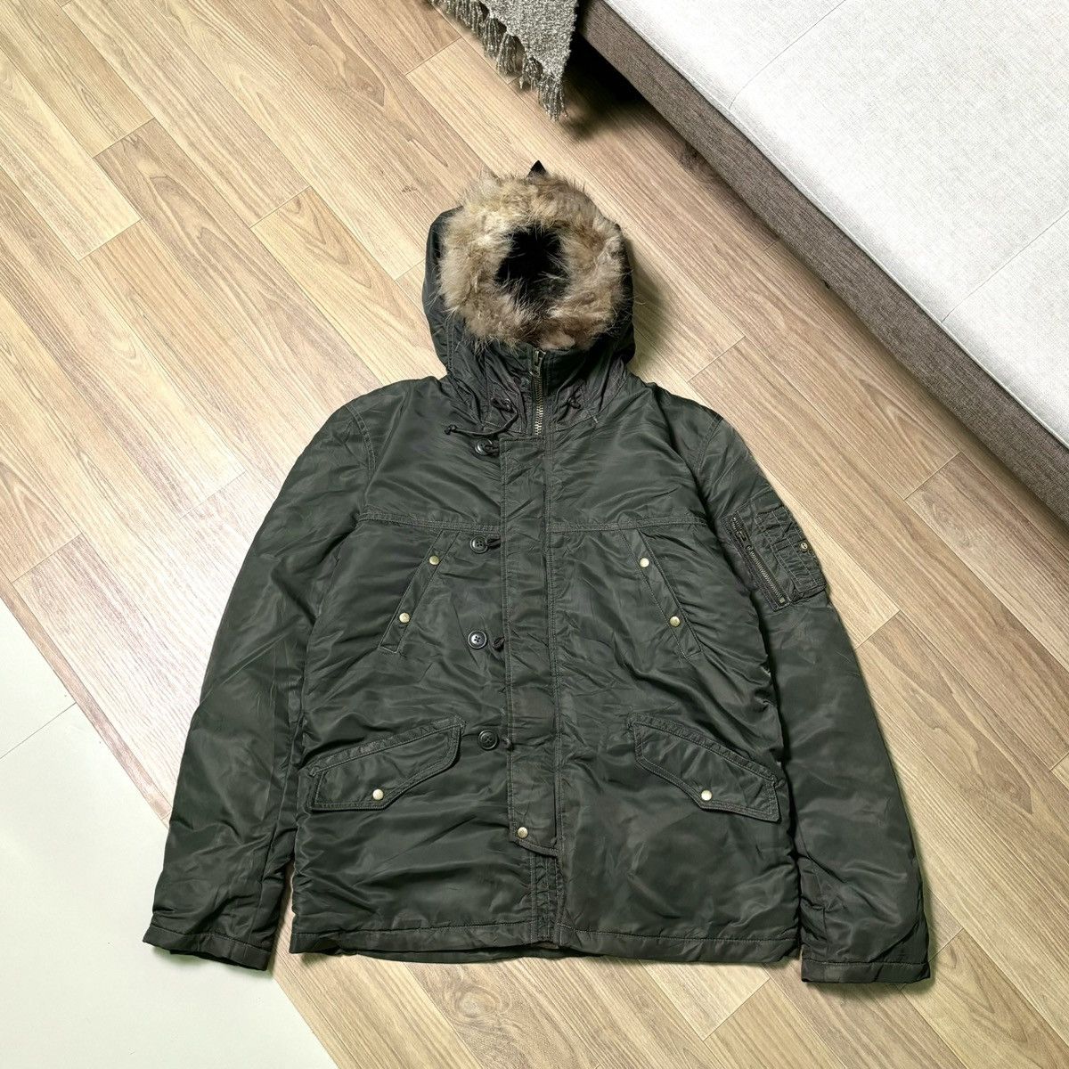 If Six Was Nine × Japanese Brand × Le Grande Bleu (L.G.B.) G.O.A LGB Style fur jacket vintage Y2K japan Size US L / EU 52-54 / 3 - 1 Thumbnail