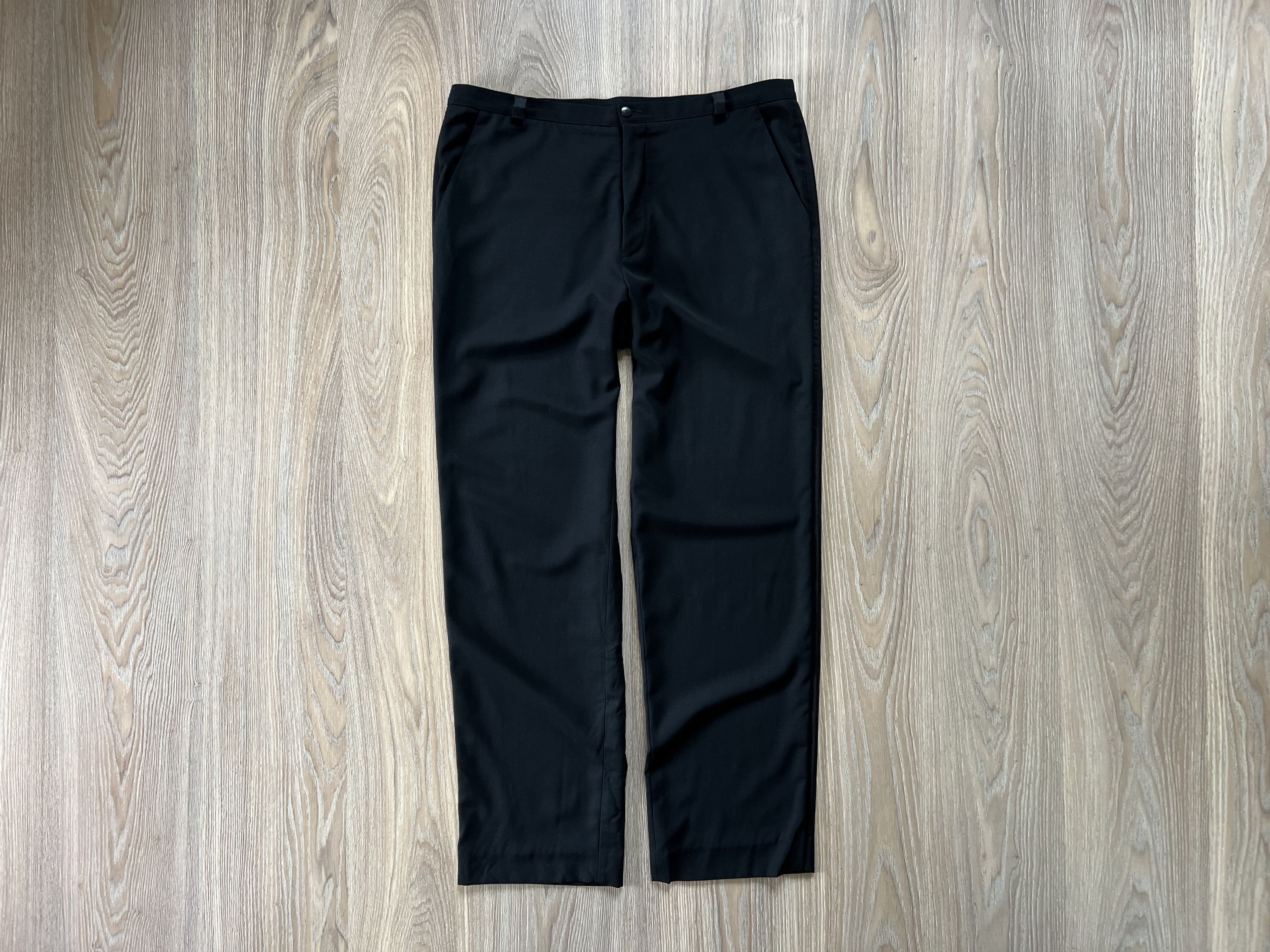 Vintage Vintage Gianni Versace Black Wool Trousers 90s | Grailed