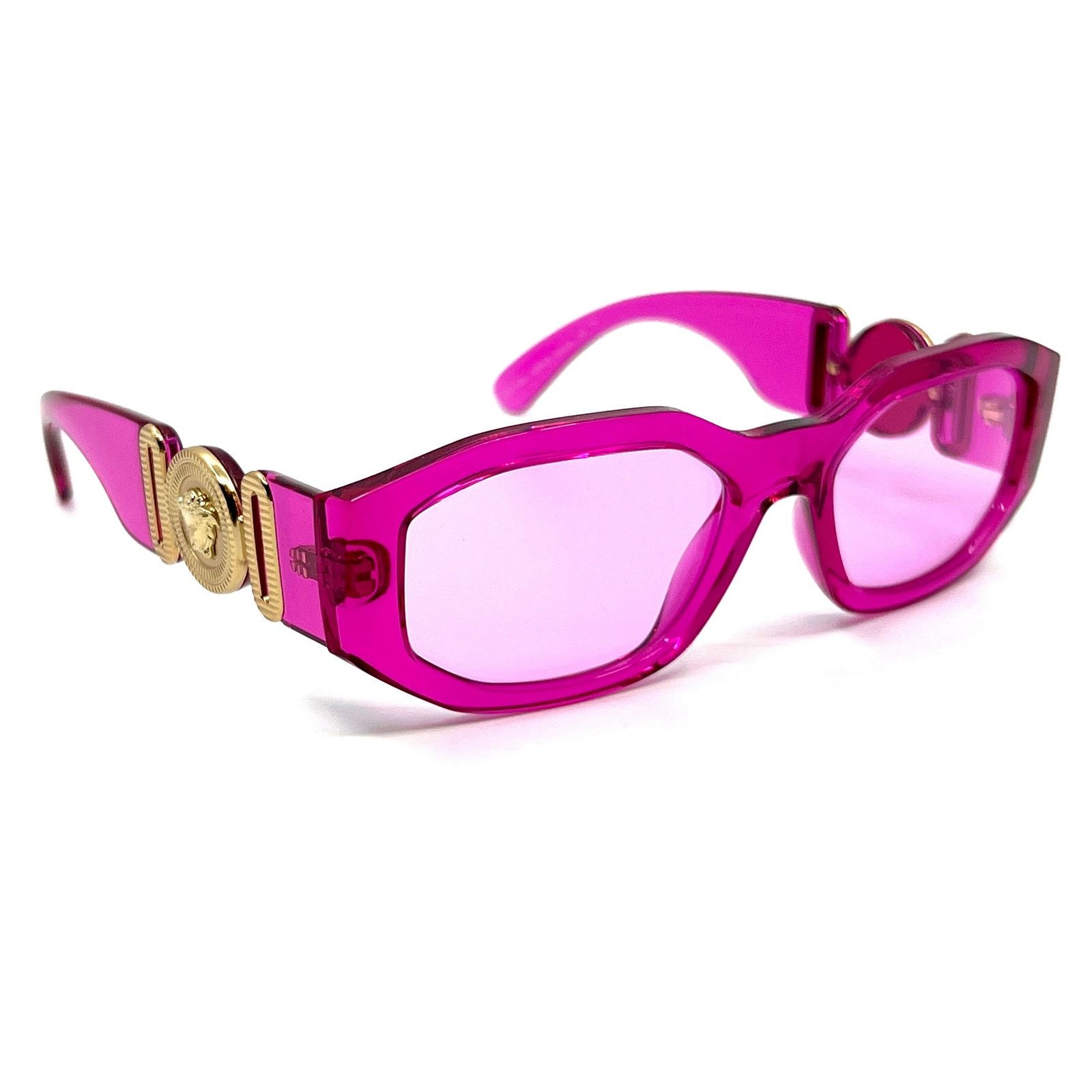 Versace NEW VERSACE VE4466U 546387 PINK/GREY SUNGLASSES