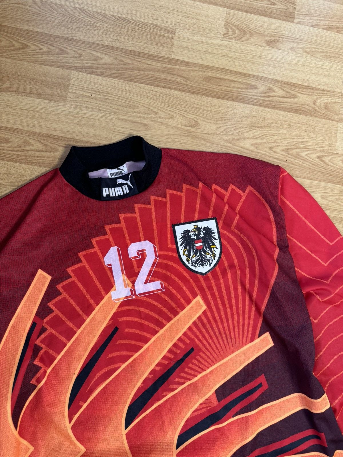 Puma × Vintage Puma Austria 90s goalkeeper jersey #12 vintage Size US XL / EU 56 / 4 - 16 Thumbnail