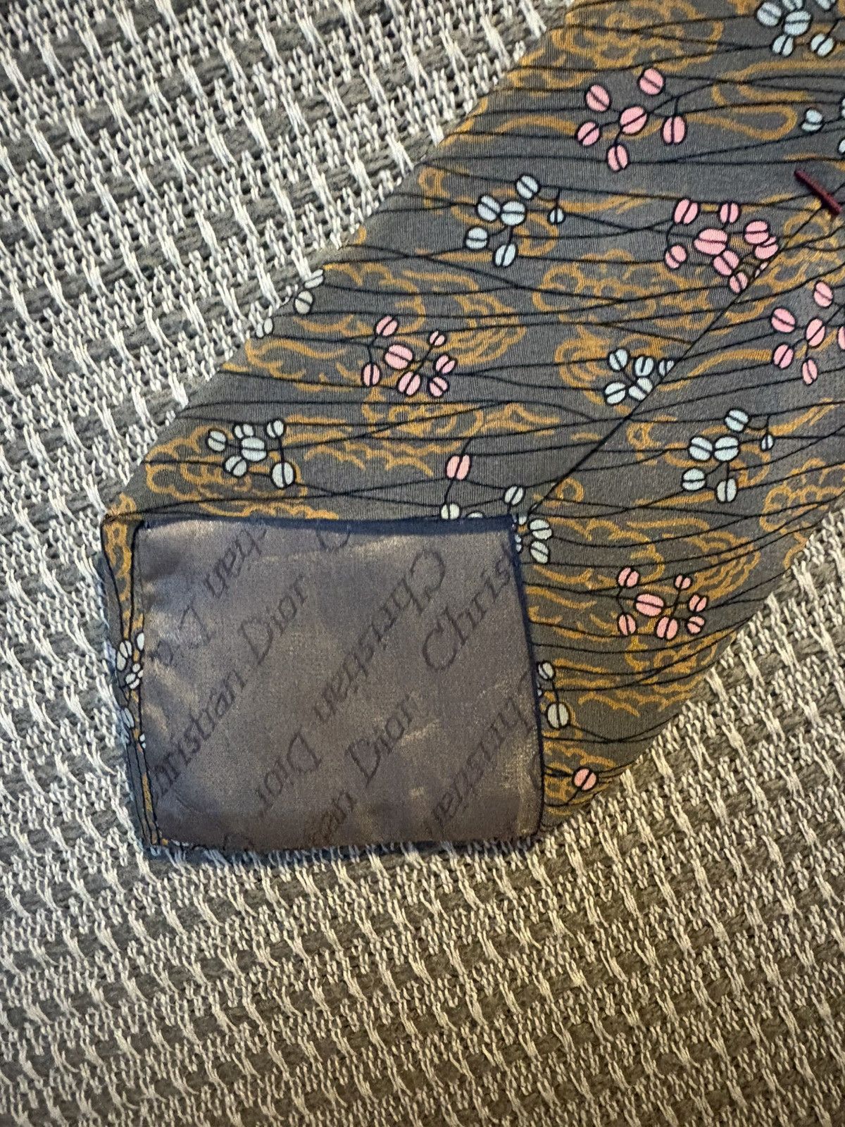 Christian Dior Monsieur Silk tie Christian Dior Monsieur Size ONE SIZE - 3 Thumbnail