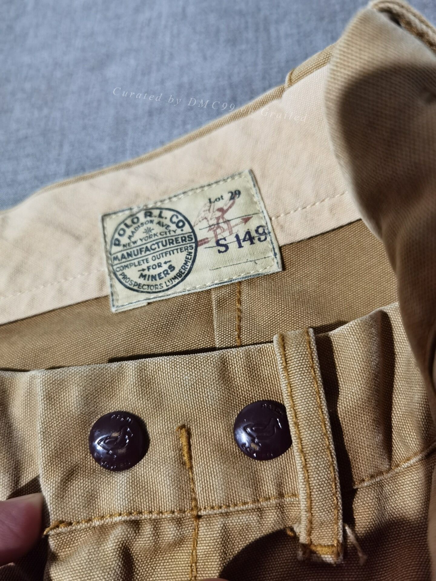 RRL Ralph Lauren Vintage Ralph Lauren Distressed Work Pants Size US 30 / EU 46 - 1 Thumbnail