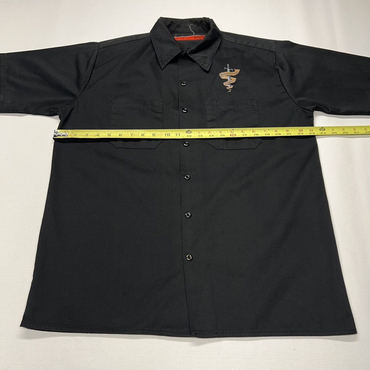 Vintage VTG Orange County Choppers Button Shirt Black Mechanic Work Size US L / EU 52-54 / 3 - 17 Thumbnail