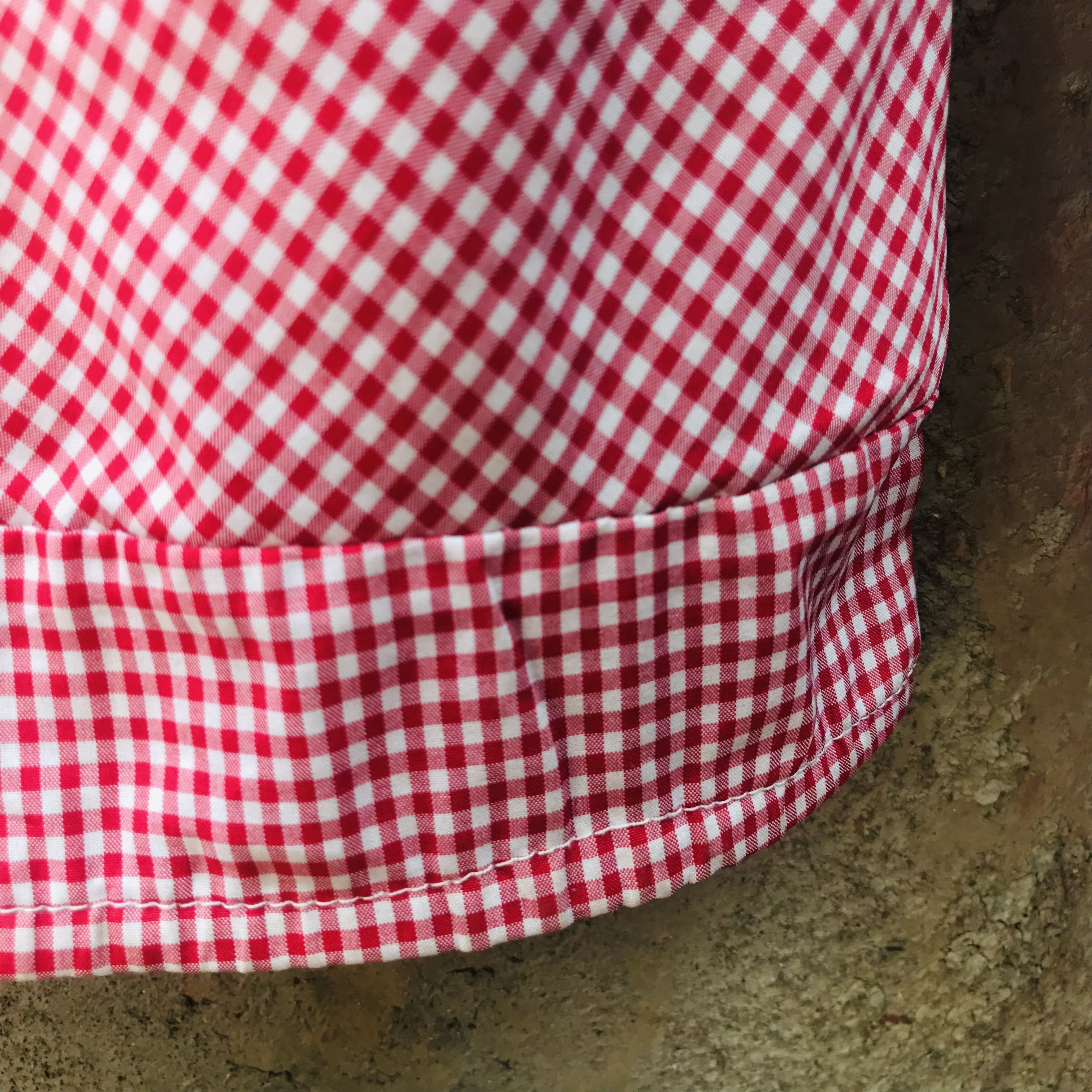 Japanese Brand × Vintage Japanese Puffy Ruffle Plaid Shirt Size S / US 4 / IT 40 - 5 Thumbnail