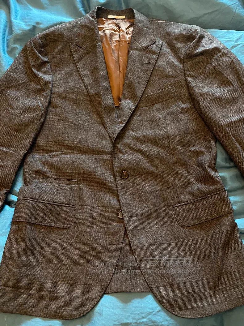 Brunello Cucinelli Brunello Cucinelli 99% wool and 1% elastic fiber blended s Size 50L - 3 Thumbnail