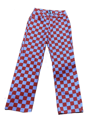 The Ragged Priest The Ragged Priest Checkered Denim Jeans Size 28 Size 28" / US 6 / IT 42 - 1 Thumbnail