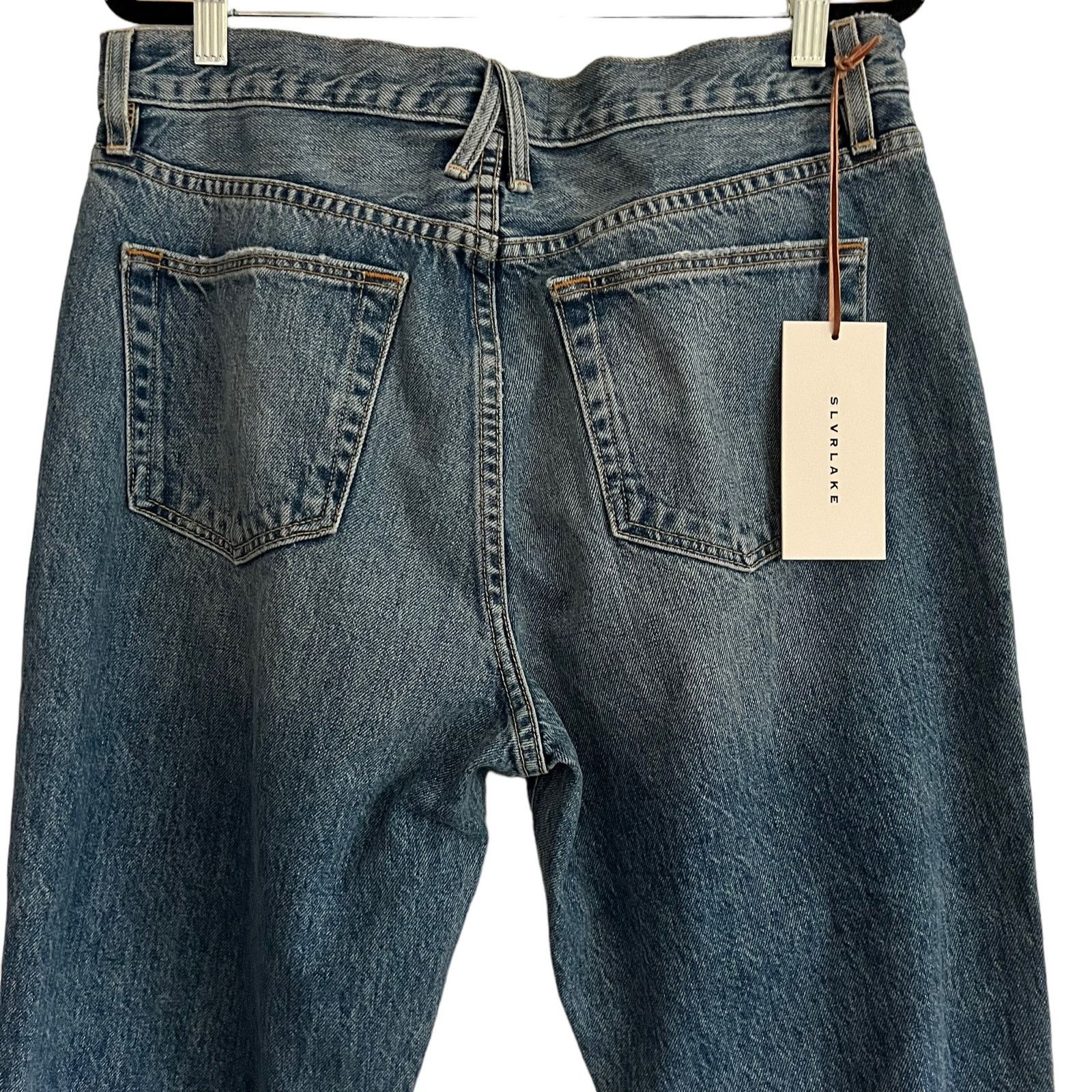 SLVRLAKE SLVRLAKE Distressed Roxy Jeans - After The Storm Size 31 Size 31" - 11 Thumbnail