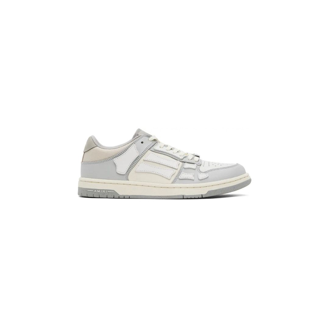 Amiri o1mle0426 Skelton Low-Top Sneakers in Gray Size US 13 / EU 46 - 1 Thumbnail