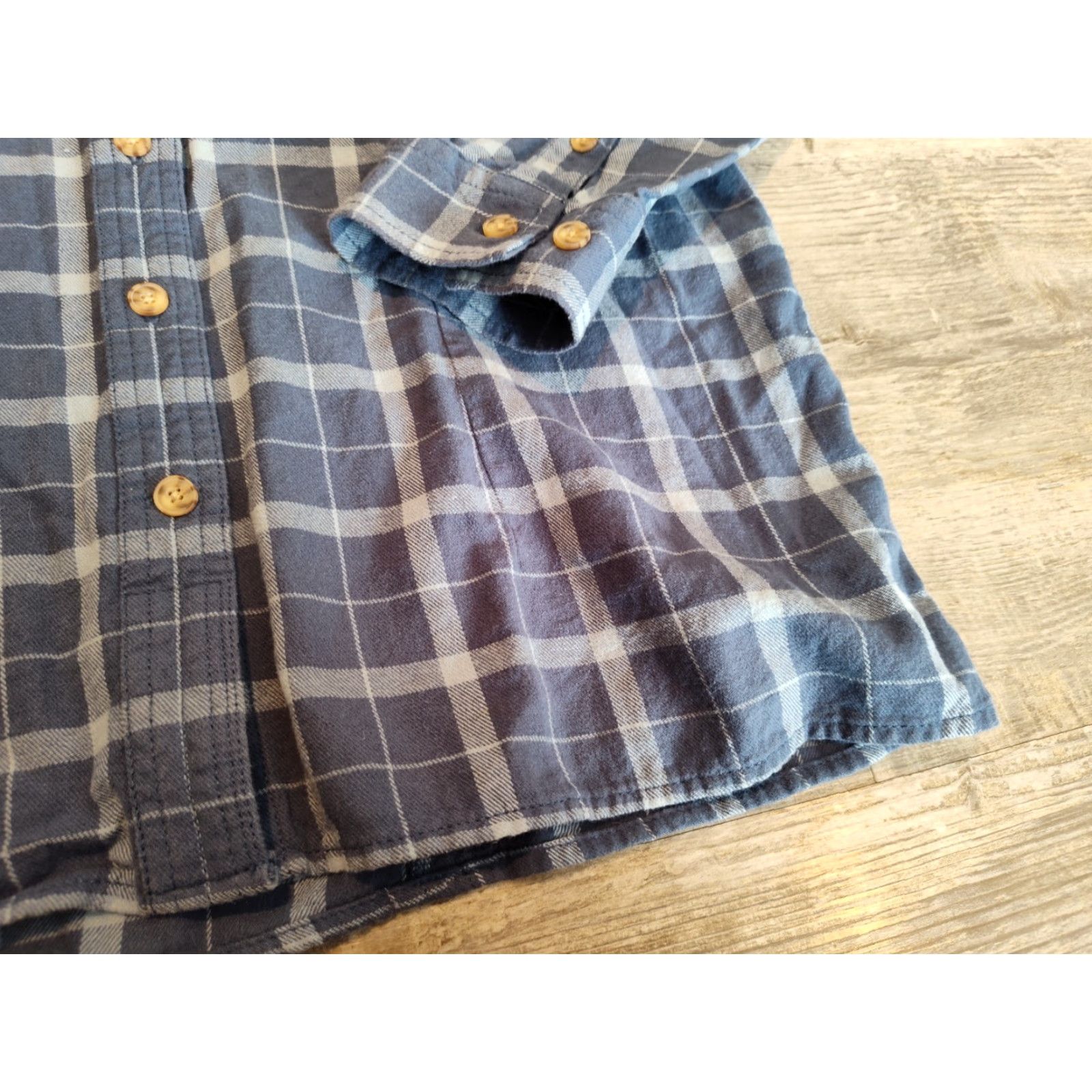 Duluth Trading Company DULUTH TRADING CO Plaid Long Sleeve Button-Up Shirt Womens Medium Multicolor Cotton Size M / US 6-8 / IT 42-44 - 3 Thumbnail