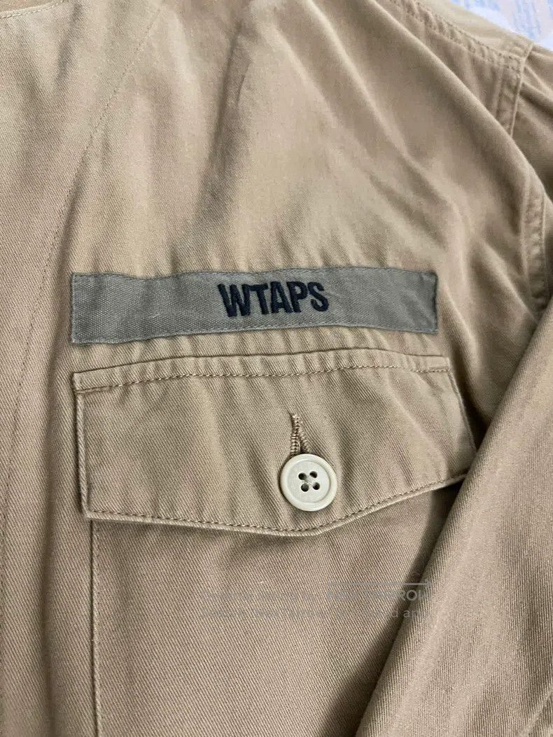 Wtaps Wtaps Kaki collarless shirt Size US S / EU 44-46 / 1 - 6 Thumbnail