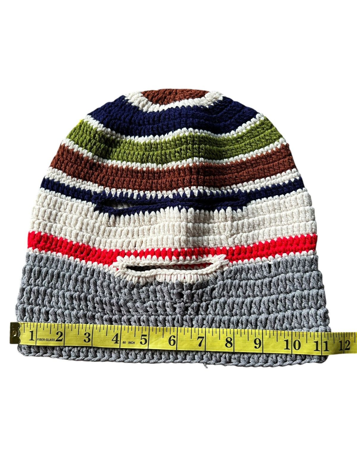 Japanese Brand × Kapital × Vintage Rare Crochet Knitted Handmade Balaclava Masked Size ONE SIZE - 8 Thumbnail