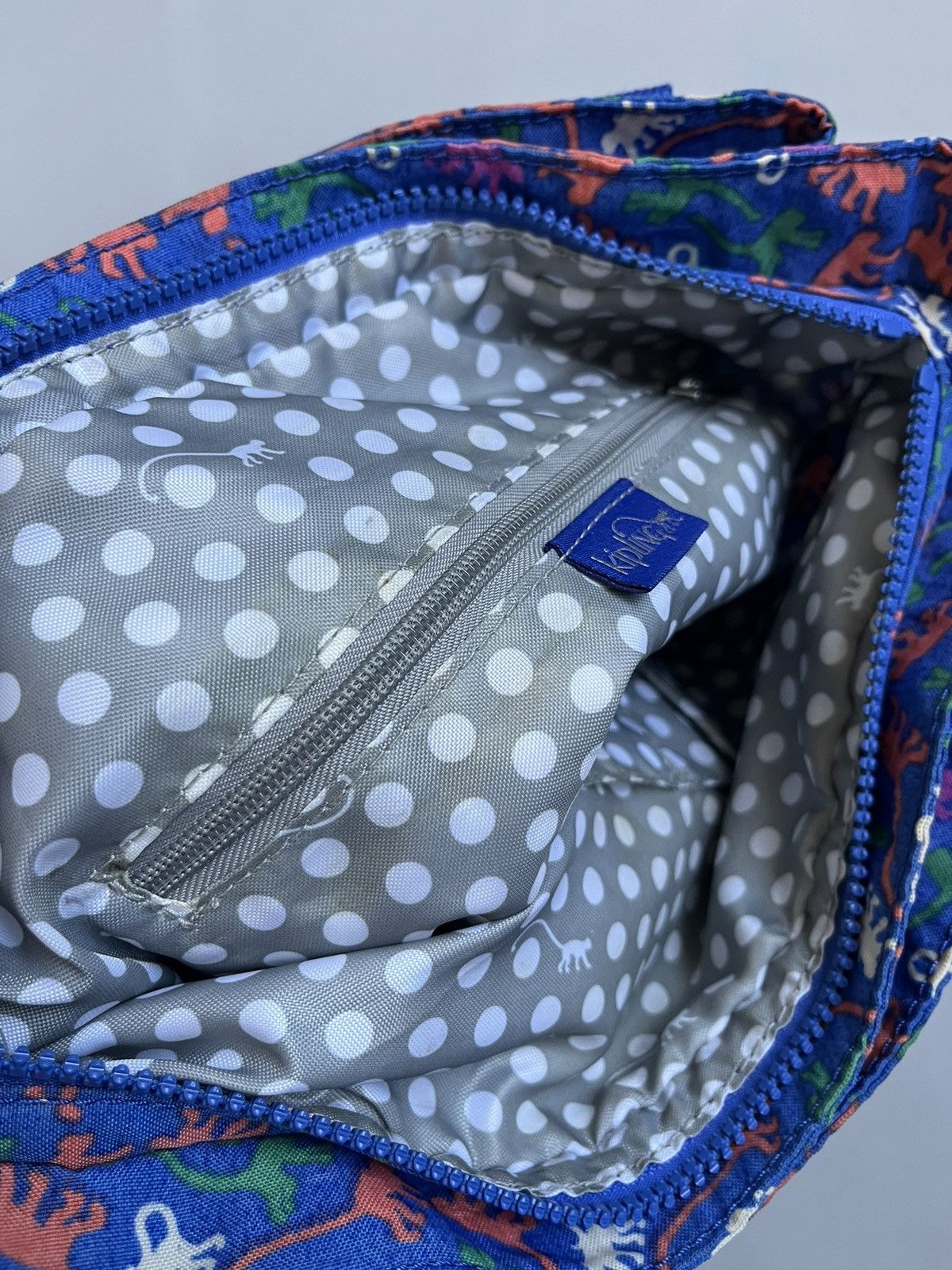 Other Kipling Women Blue Monogram Synthetic Shoulder Bag Size ONE SIZE - 21 Thumbnail