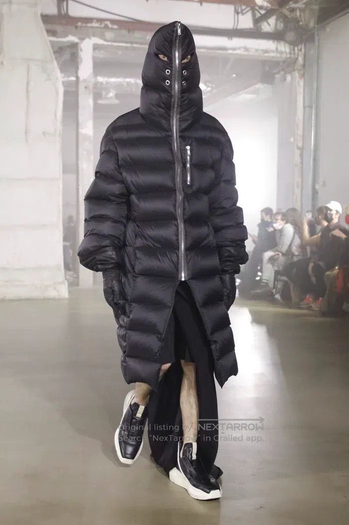Rick Owens Rick Owens Shark Mask Down Jacket Size US S / EU 44-46 / 1 - 8 Thumbnail