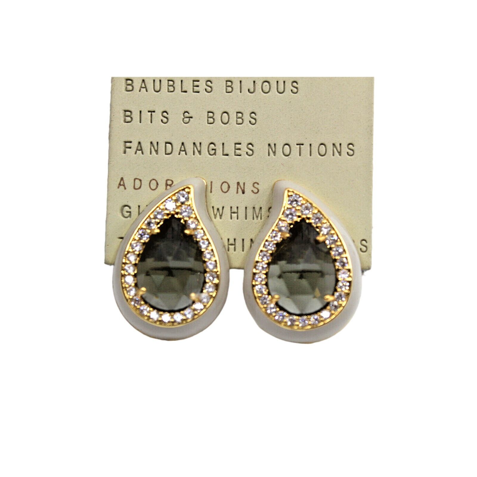 Anthropologie New Anthropologie Festive Embellished Teardrop Earrings $58 Size ONE SIZE - 3 Thumbnail