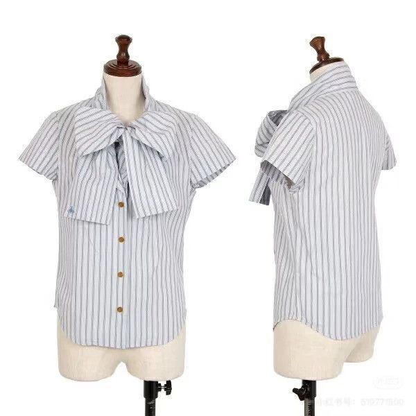 Vivienne Westwood Vivienne Westwood size1 Butterfly knot short-sleeved shirt Size M / US 6-8 / IT 42-44 - 1 Thumbnail