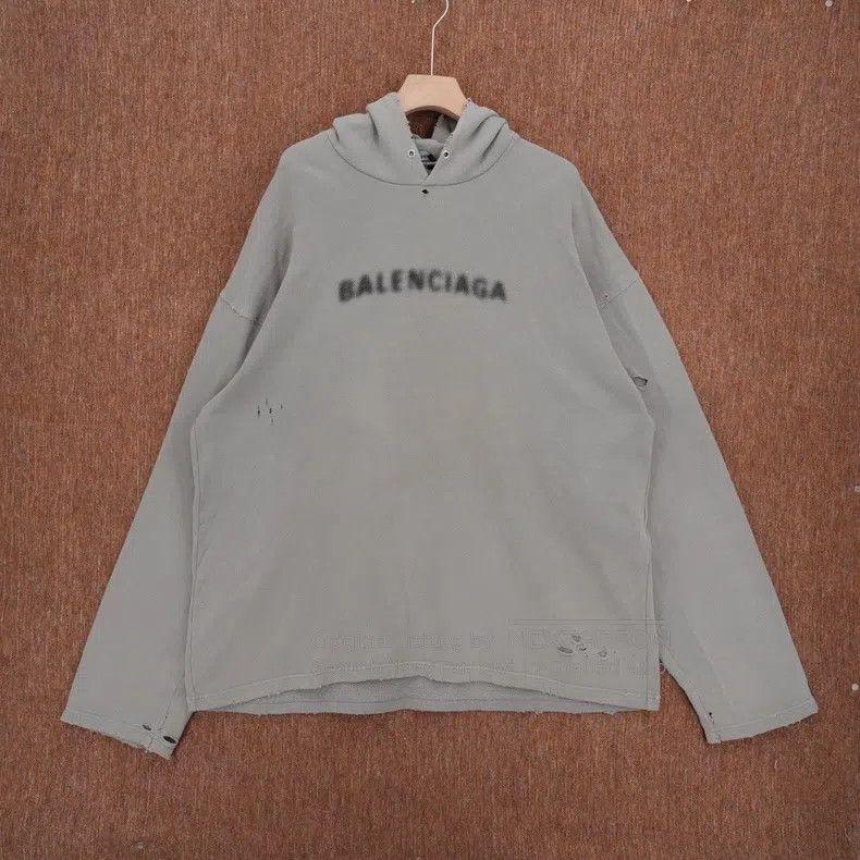 Balenciaga Balenciaga Blur mosaic logo letter water-washed destroyed Size US M / EU 48-50 / 2 - 1 Thumbnail