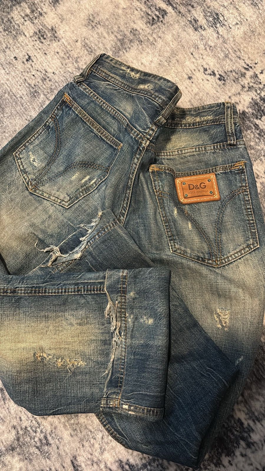 パンツ D&G coating denim archive 48 denim 48 D&G パンツ archive coating