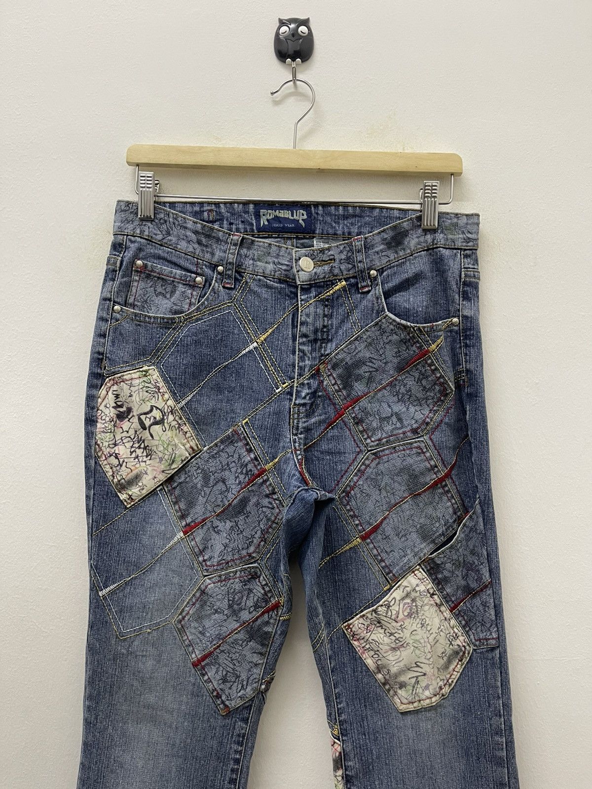 Japanese Brand Rare Vintage ROMABLUE Multi-Pockets Flare Bootcut Fancy Size US 29 - 5 Thumbnail