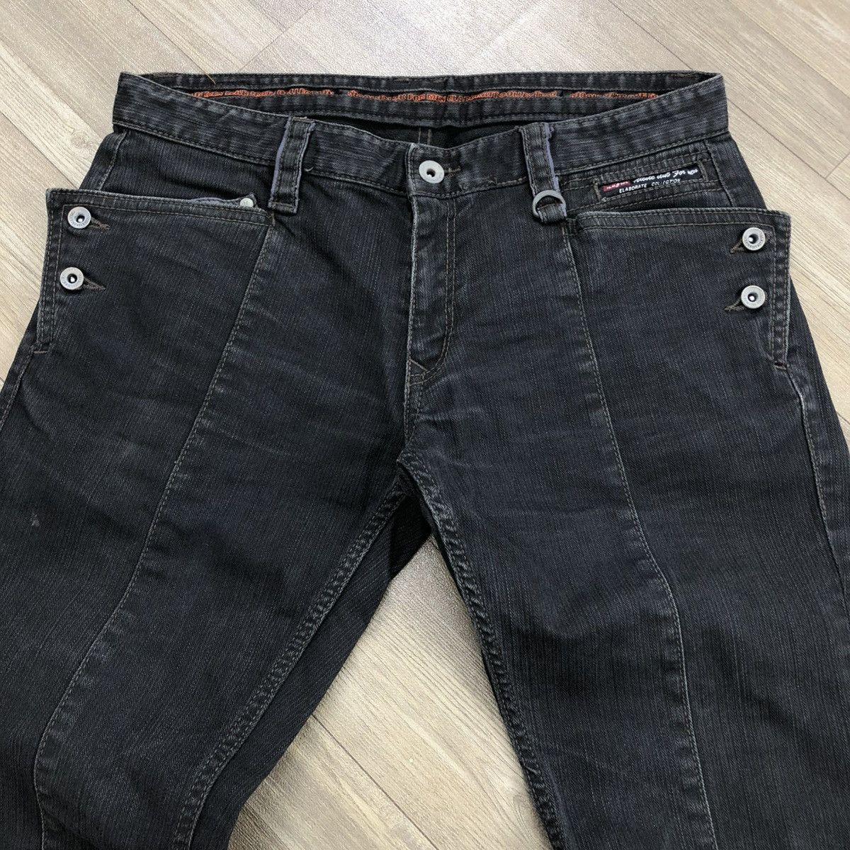 Hysteric Glamour × If Six Was Nine × Nicole Club 🇯🇵 2000s Nicole Club For Men Lgb Harajuku Style Flared Jeans Size US 31 - 5 Thumbnail