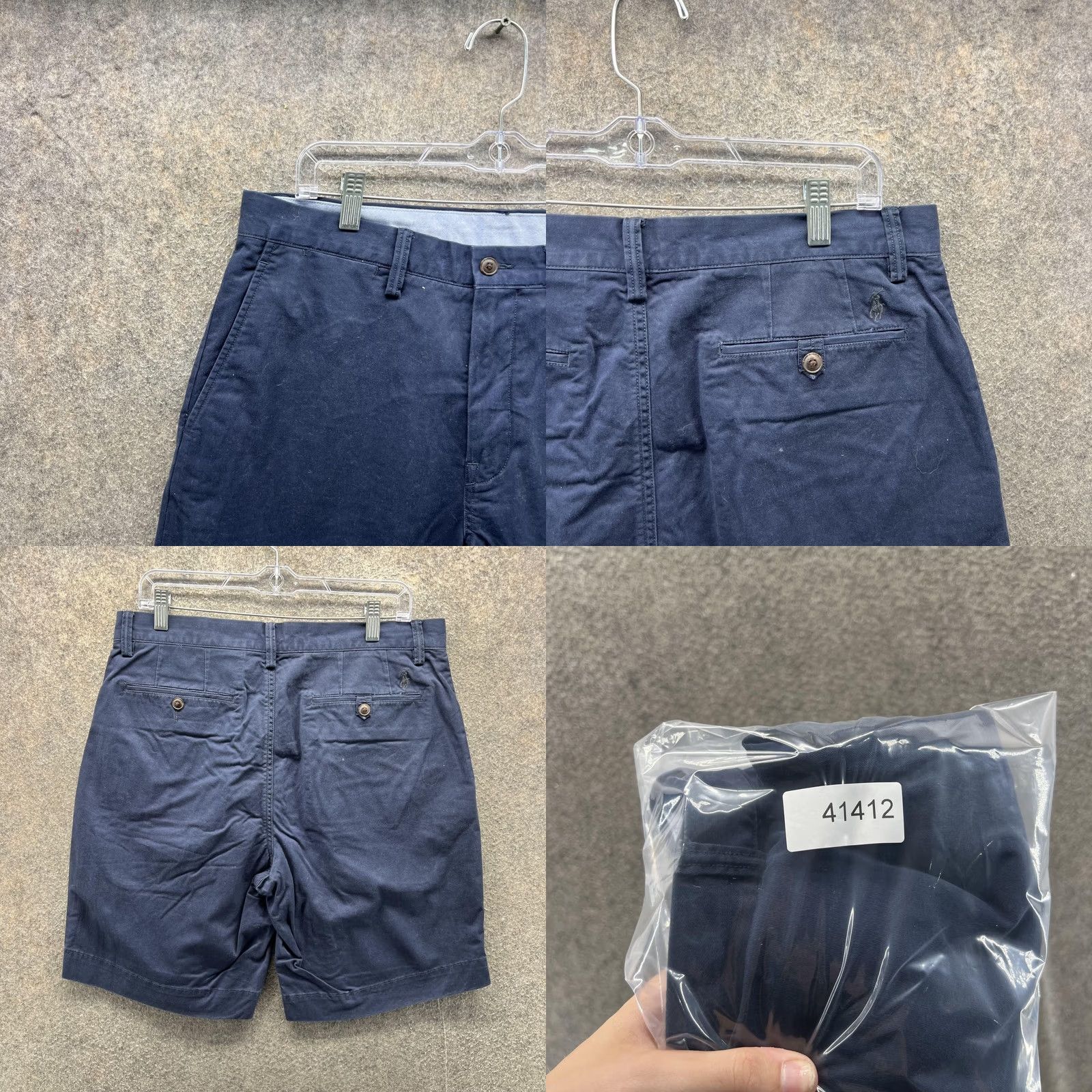Polo Ralph Lauren Polo Ralph Lauren Shorts Mens 32 Blue Stretch Classic Fit Chino Casual 9 Inseam Size US XS / EU 42 / 0 - 8 Thumbnail