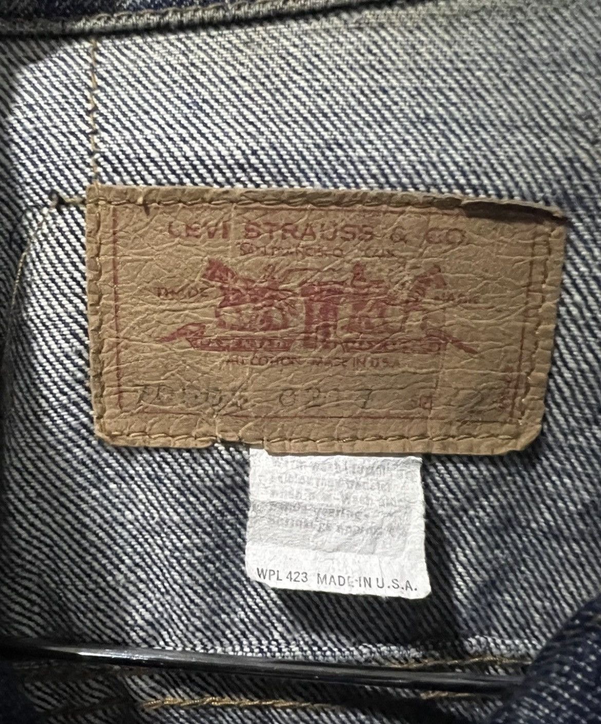 Levi's Vintage Clothing 🔥Vintage Levis Made in Usa Denim Trucker Size US M / EU 48-50 / 2 - 15 Thumbnail