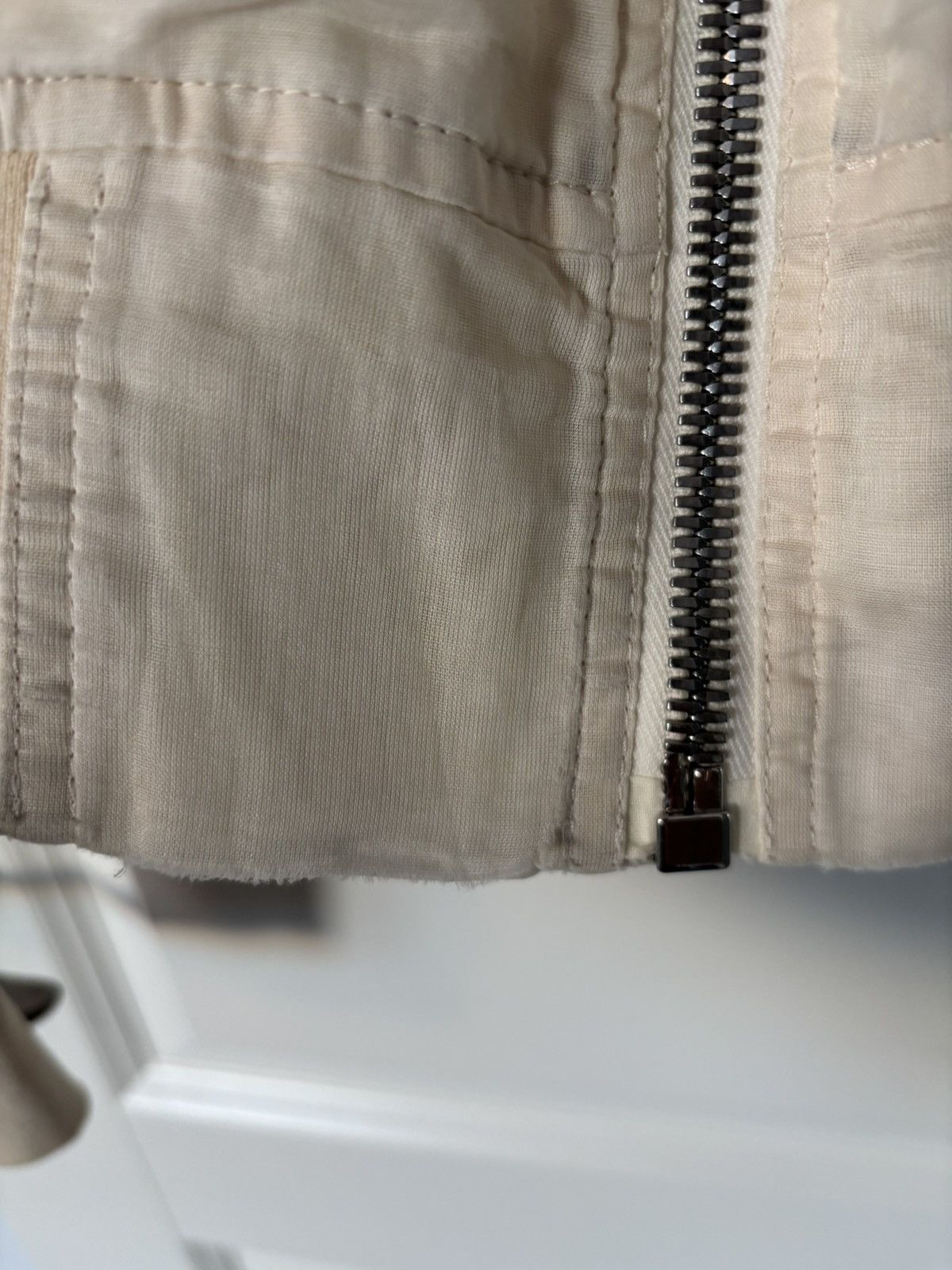 Rick Owens Rick Owens Sheer Beige Bomber Jacket Size US M / EU 48-50 / 2 - 11 Thumbnail
