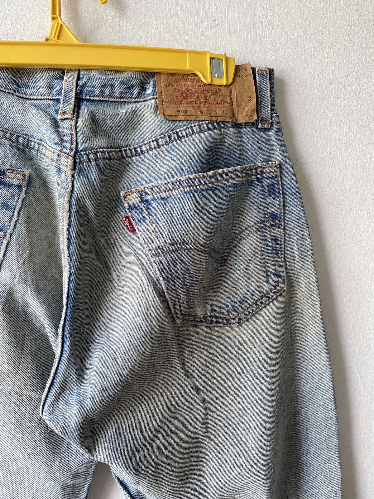 Levi's Vintage 90s Levi’s 501 Distressed Rusty Denim Size US 30 / EU 46 - 15 Thumbnail