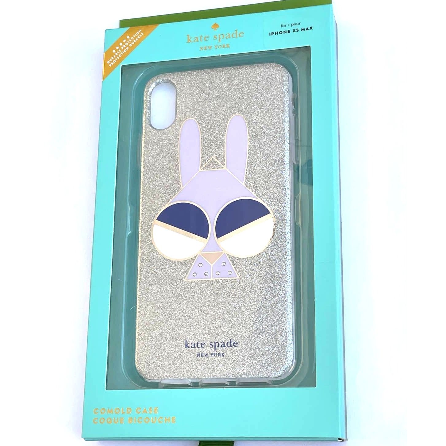 Kate Spade kate spade new york Glitter Monkey Bunny iPhone XS Max Case Size ONE SIZE - 2 Thumbnail