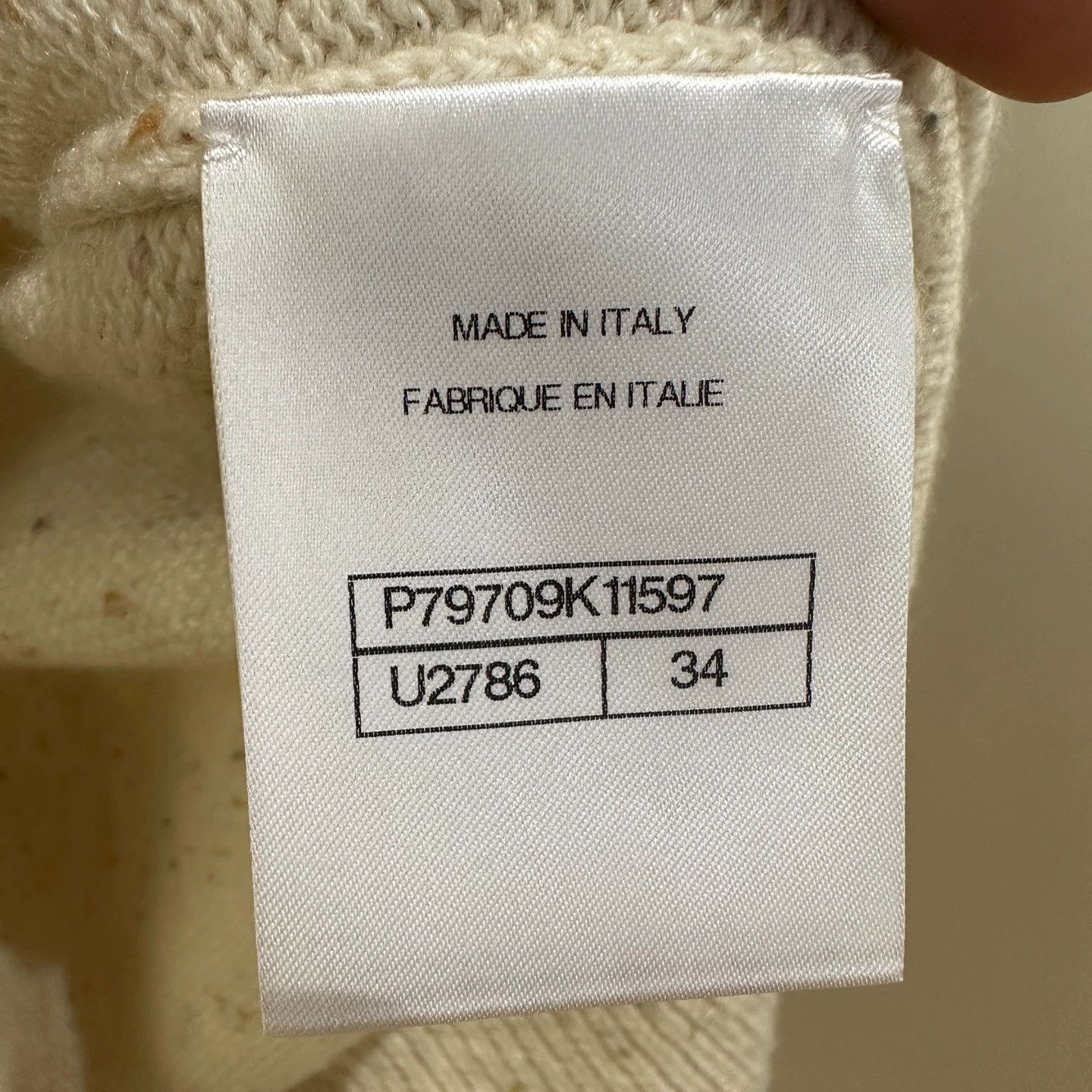 Chanel Chanel women's cashmere vest crystal bow 25N 34 Size XS / US 0-2 / IT 36-38 - 4 Thumbnail