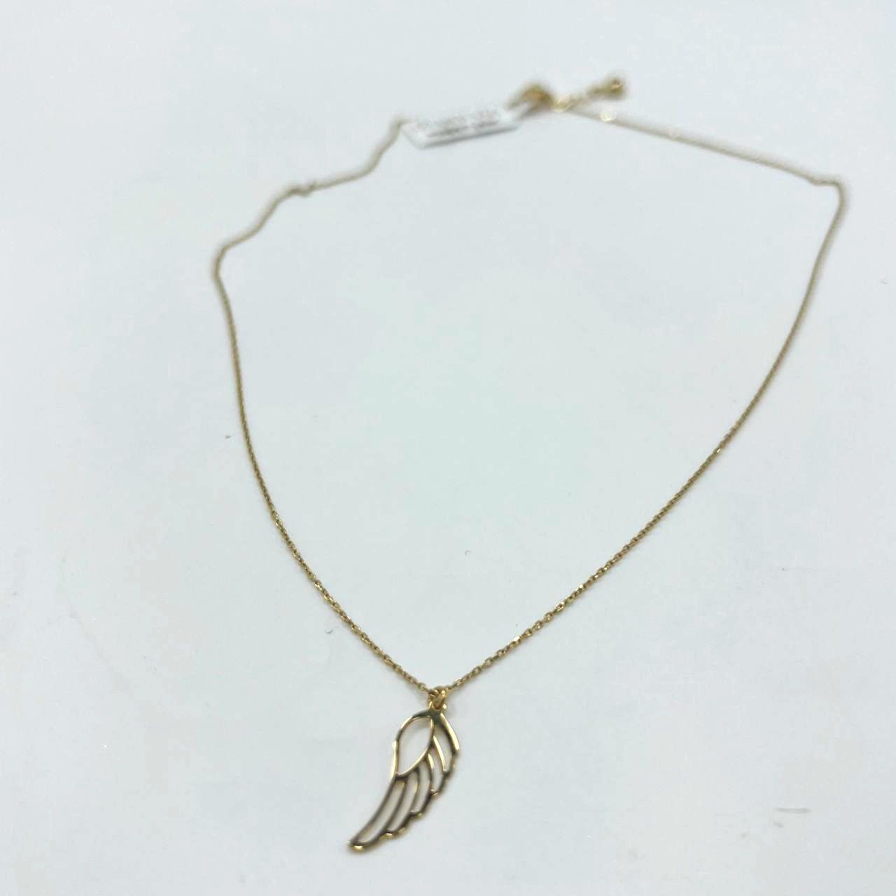 Other Delicate 14K yellow gold necklace with leaf design Size ONE SIZE - 3 Thumbnail