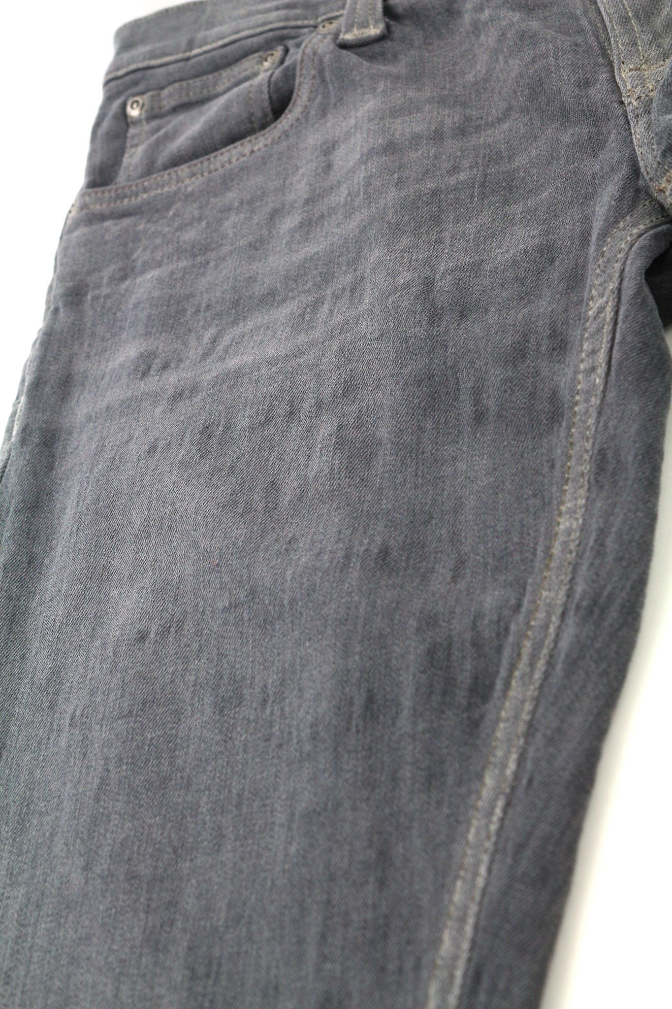 Nudie Jeans TIGHT LONG JOHN W32/L34 Organic Charcoal Leg Zip 80714 Size US 32 / EU 48 - 8 Thumbnail
