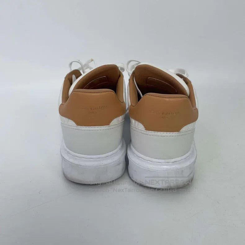 Louis Vuitton Louis Vuitton All Leather Embossed White Shoes Size US 7.5 / EU 40-41 - 3 Thumbnail