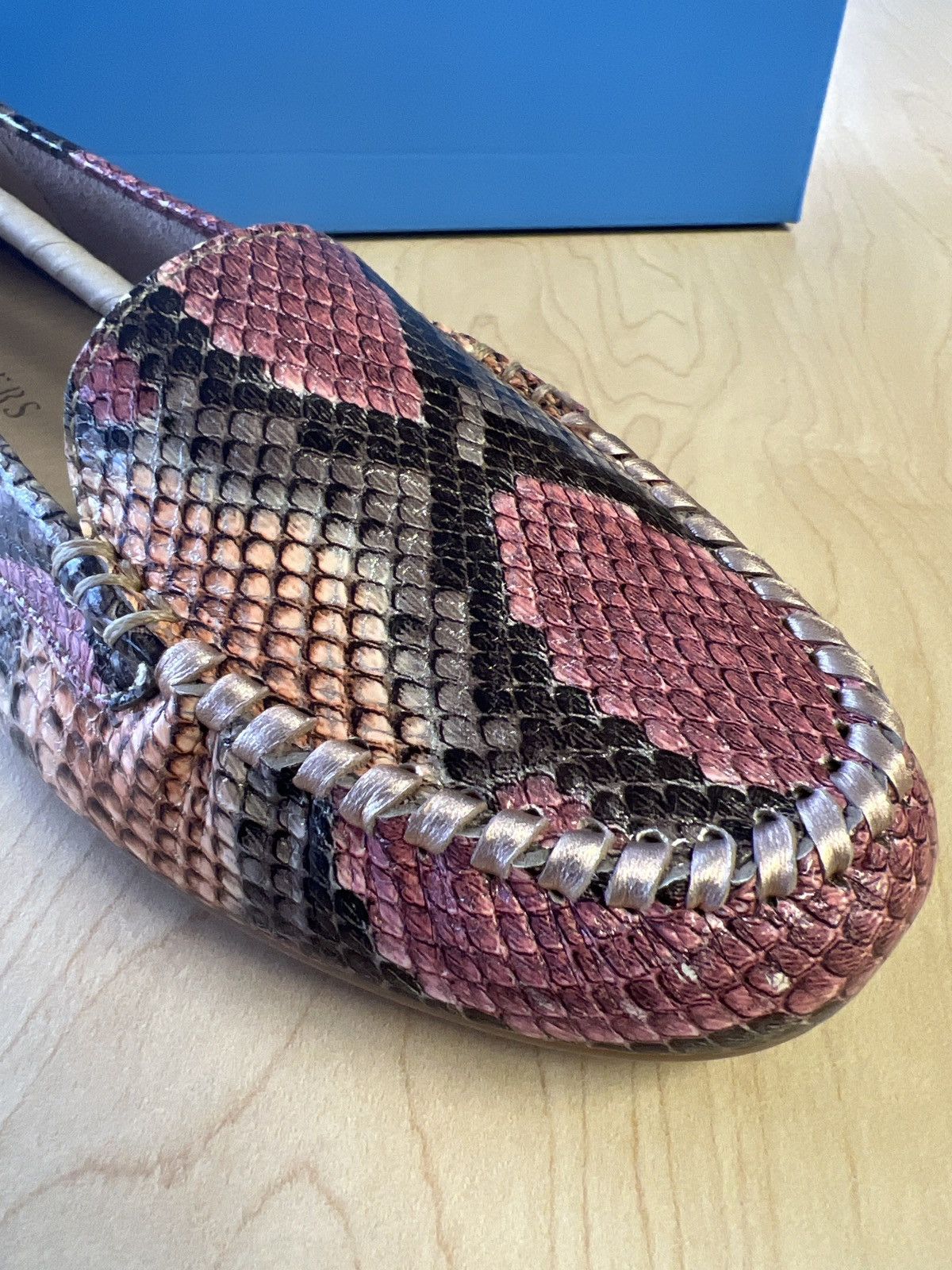 Jack Rogers Snake Print Flats Size US 9 / IT 39 - 3 Thumbnail