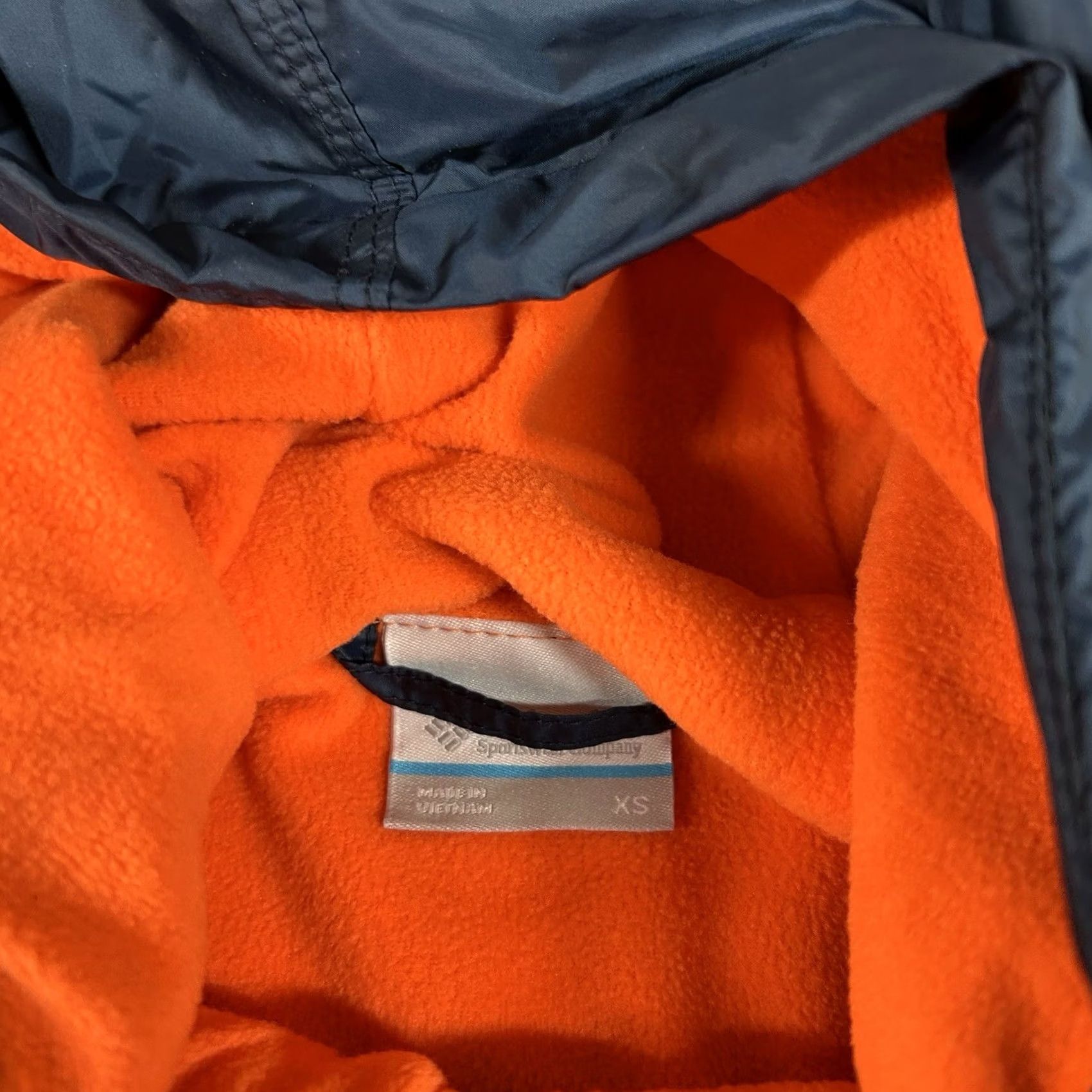 Vintage Columbia Windbreaker Jacket Womens XS Orange Full Zip NEW Size XS / US 0-2 / IT 36-38 - 4 Thumbnail