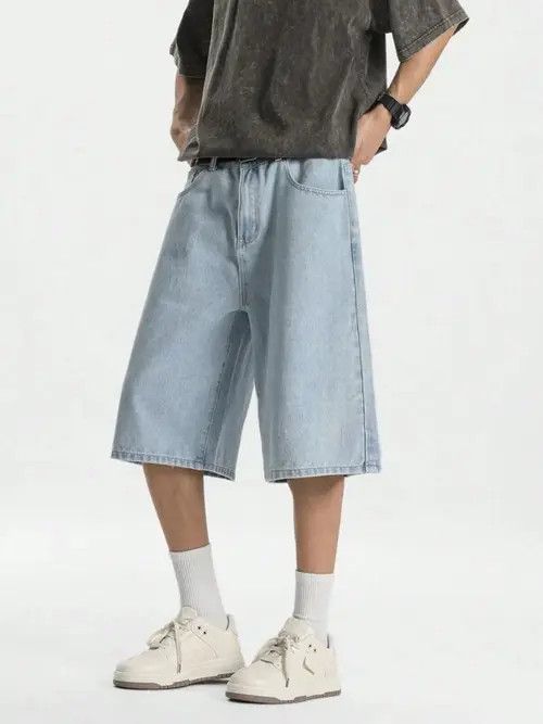 Jean Honjoh x Meifa Washed Street casual shorts jorts jeans Size US 32 / EU 48 - 3 Thumbnail