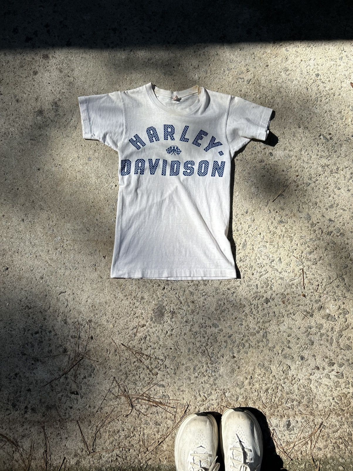 Harley Davidson VTG 50s CHAMPION TAG Harley Davidson Size S White T-Shirt Size US S / EU 44-46 / 1 - 5 Thumbnail