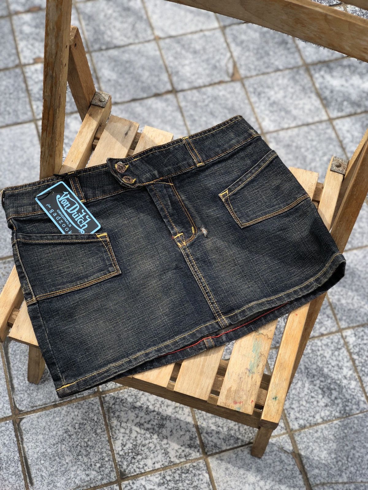 Von Dutch Mini Skirt | Grailed